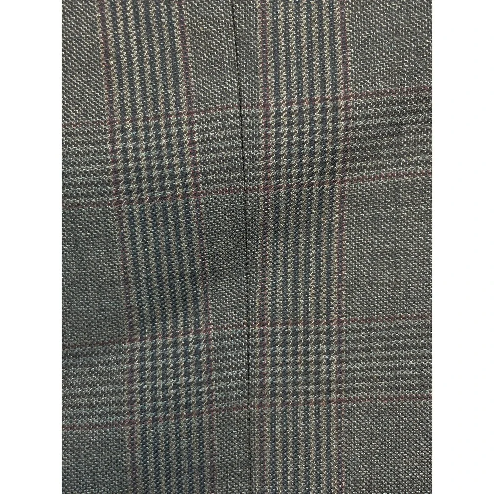 Jos A Bank Blazer Mens‎ 46R Plaid 100% Wool 2-Button Single Breast Lined